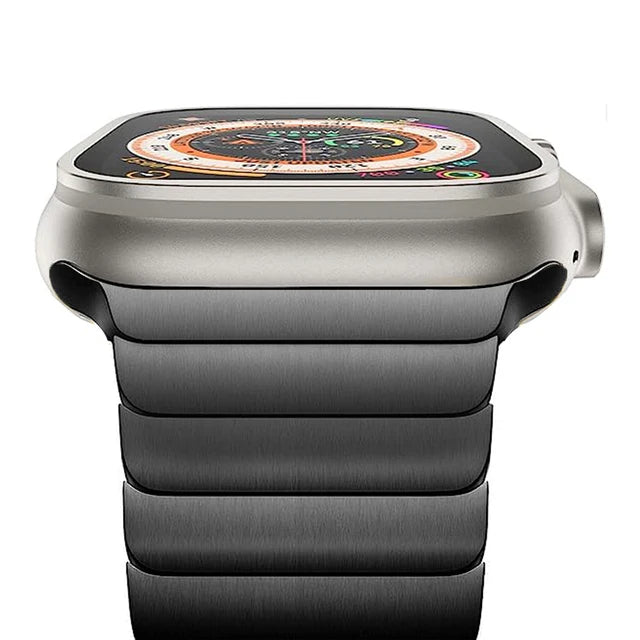 Modbracelet Bracelet Apple Watch Bracelet en métal de luxe pour Apple Watch (noir)