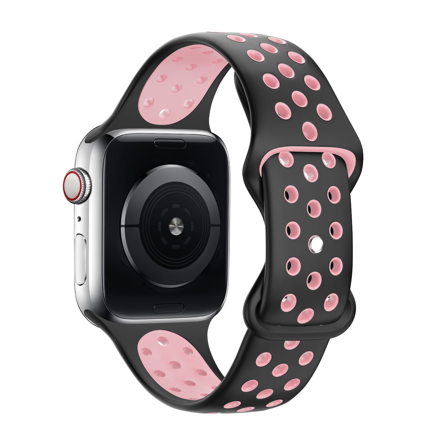 Modbracelet Bracelet Apple Watch sport (noir/rose)