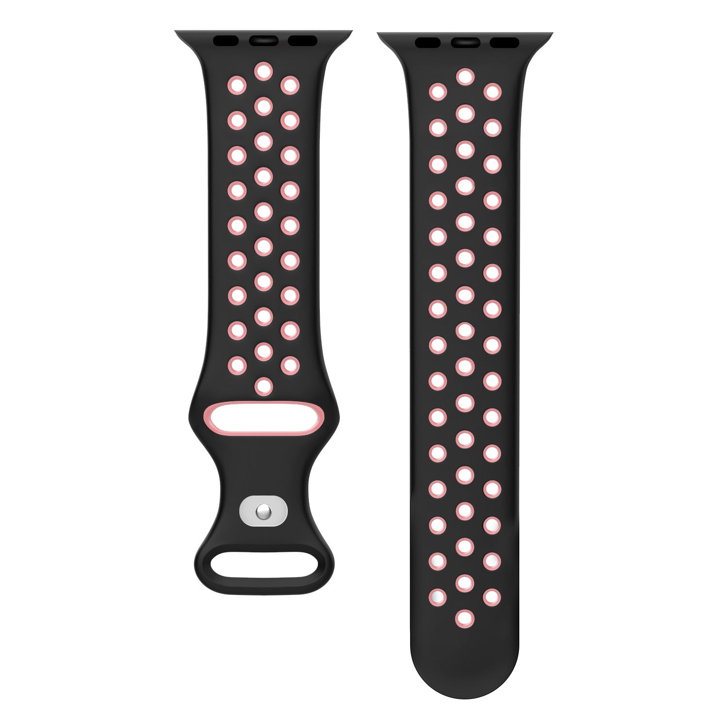 Modbracelet Bracelet Apple Watch sport (noir/rose)