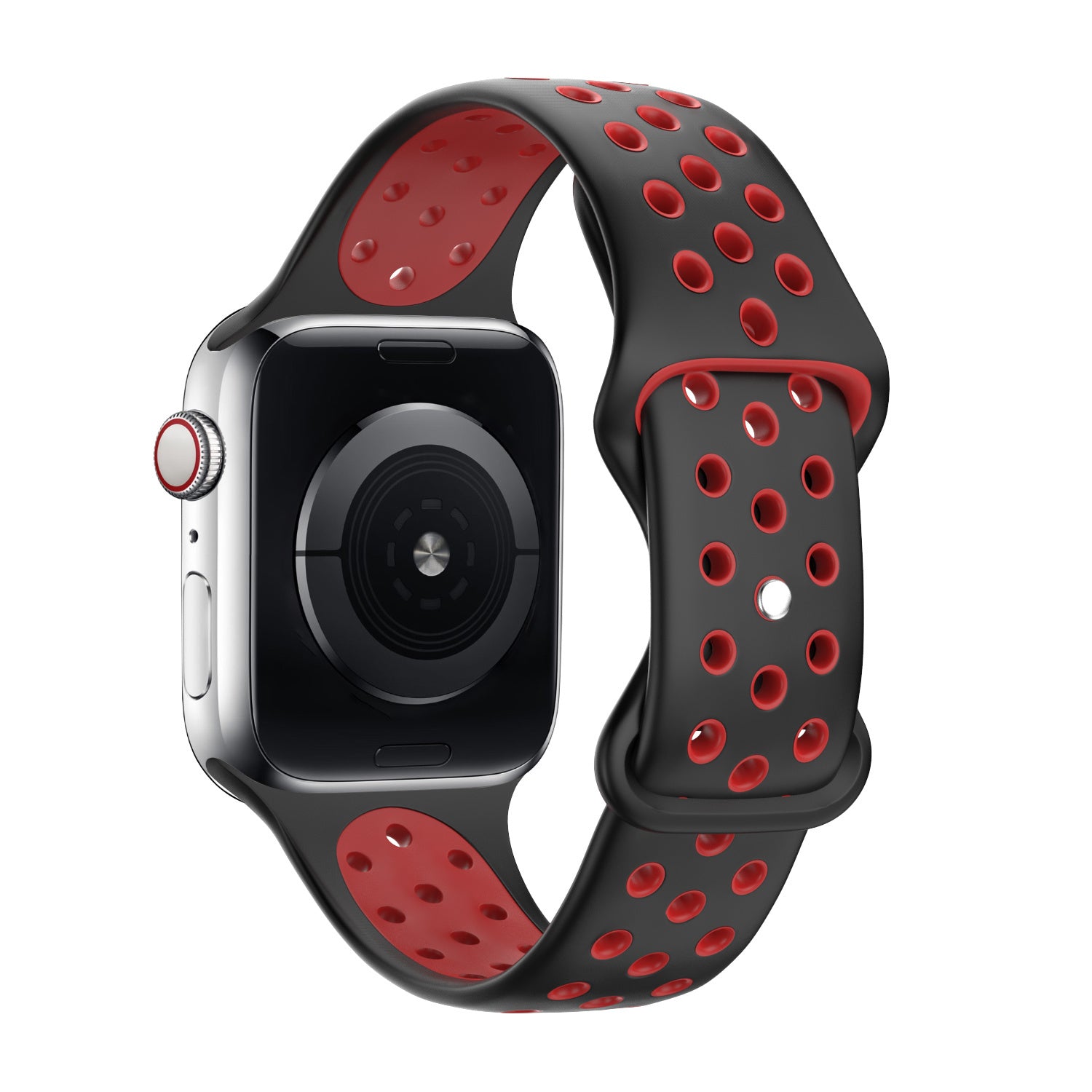 Modbracelet Bracelet Apple Watch sport (noir/rouge)