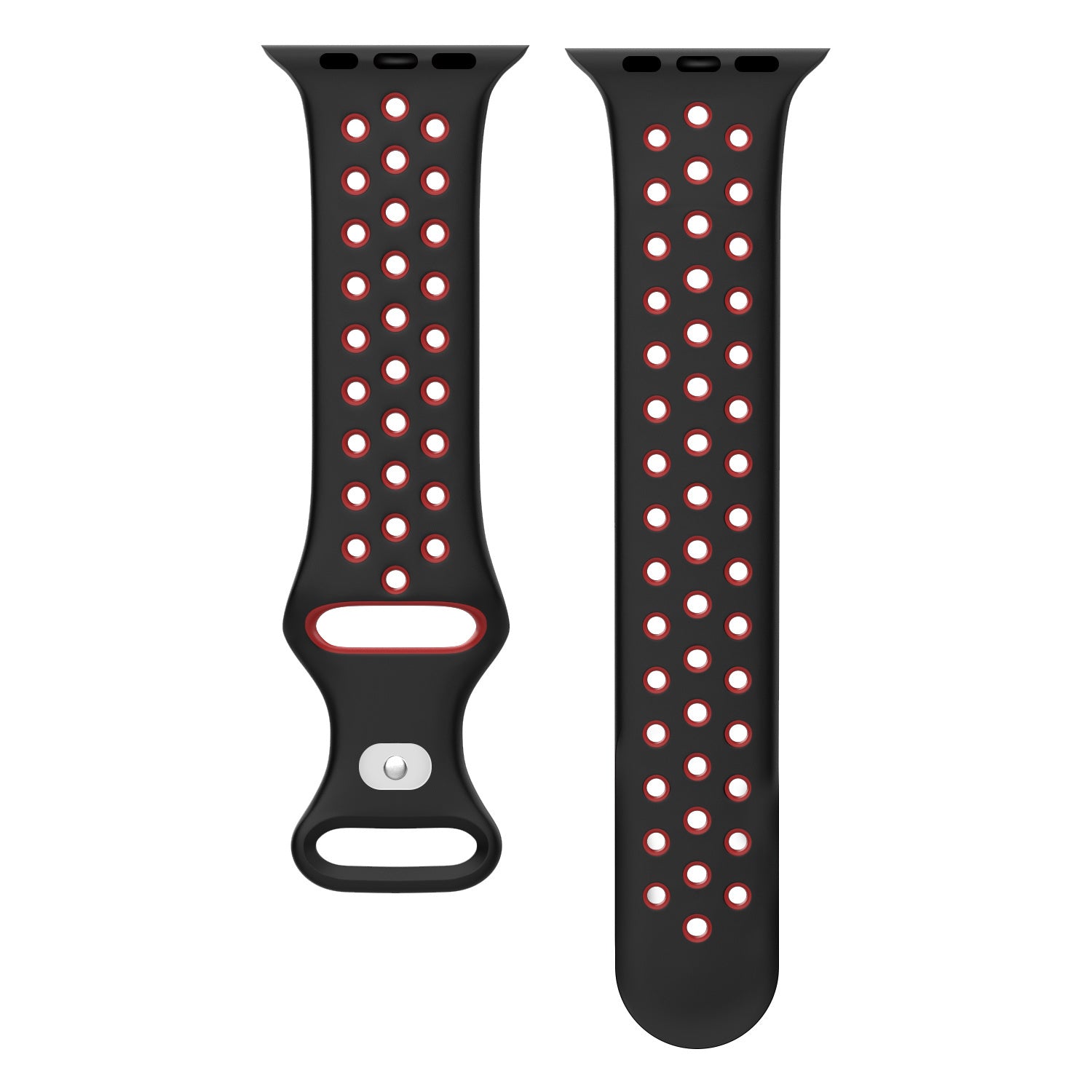 Modbracelet Bracelet Apple Watch sport (noir/rouge)