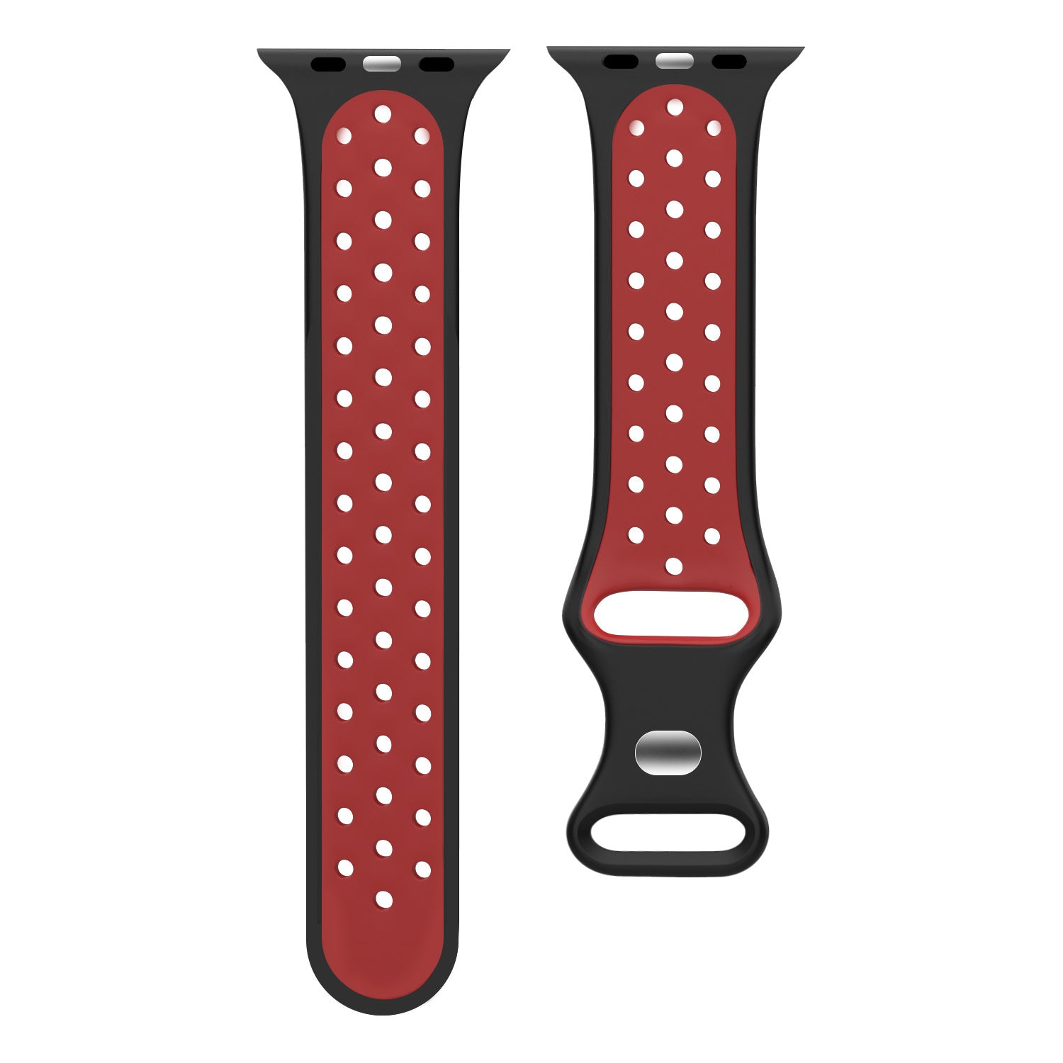 Modbracelet Bracelet Apple Watch sport (noir/rouge)