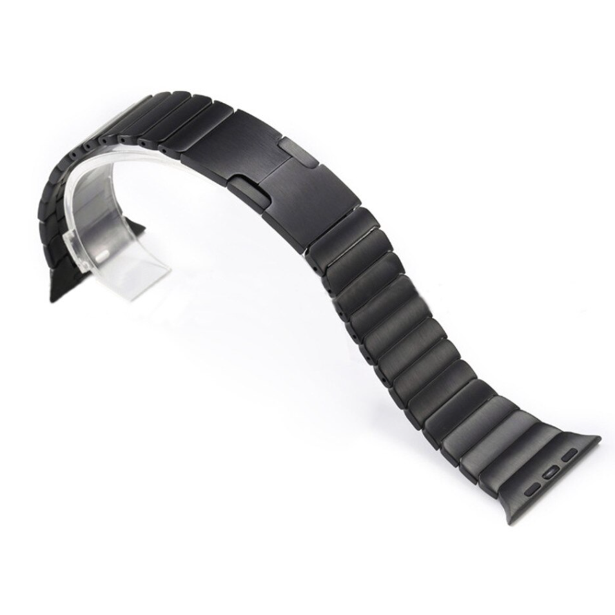Modbracelet Bracelet en métal de luxe pour Apple Watch (noir)