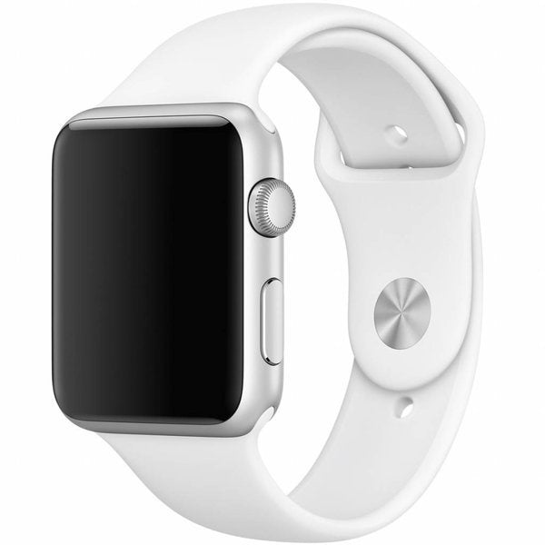 Modbracelet Bracelet silicone Apple Watch (blanc)