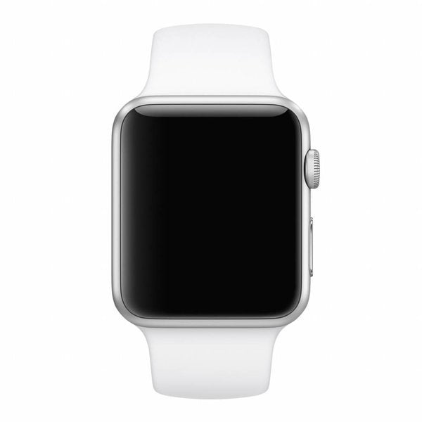 Modbracelet Bracelet silicone Apple Watch (blanc)